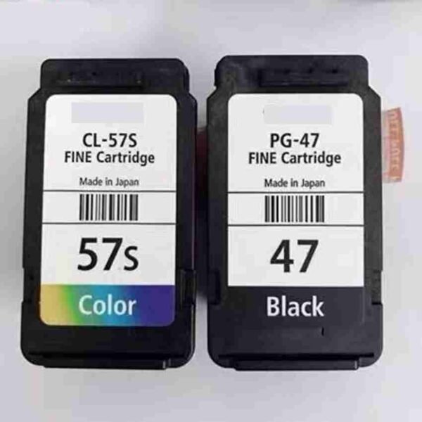 Canon47 black or 57 color ink cartridges